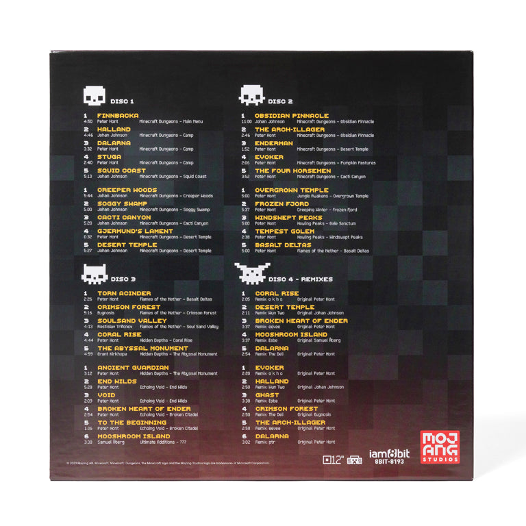 Minecraft Dungeons 4xLP Vinyl Box Set