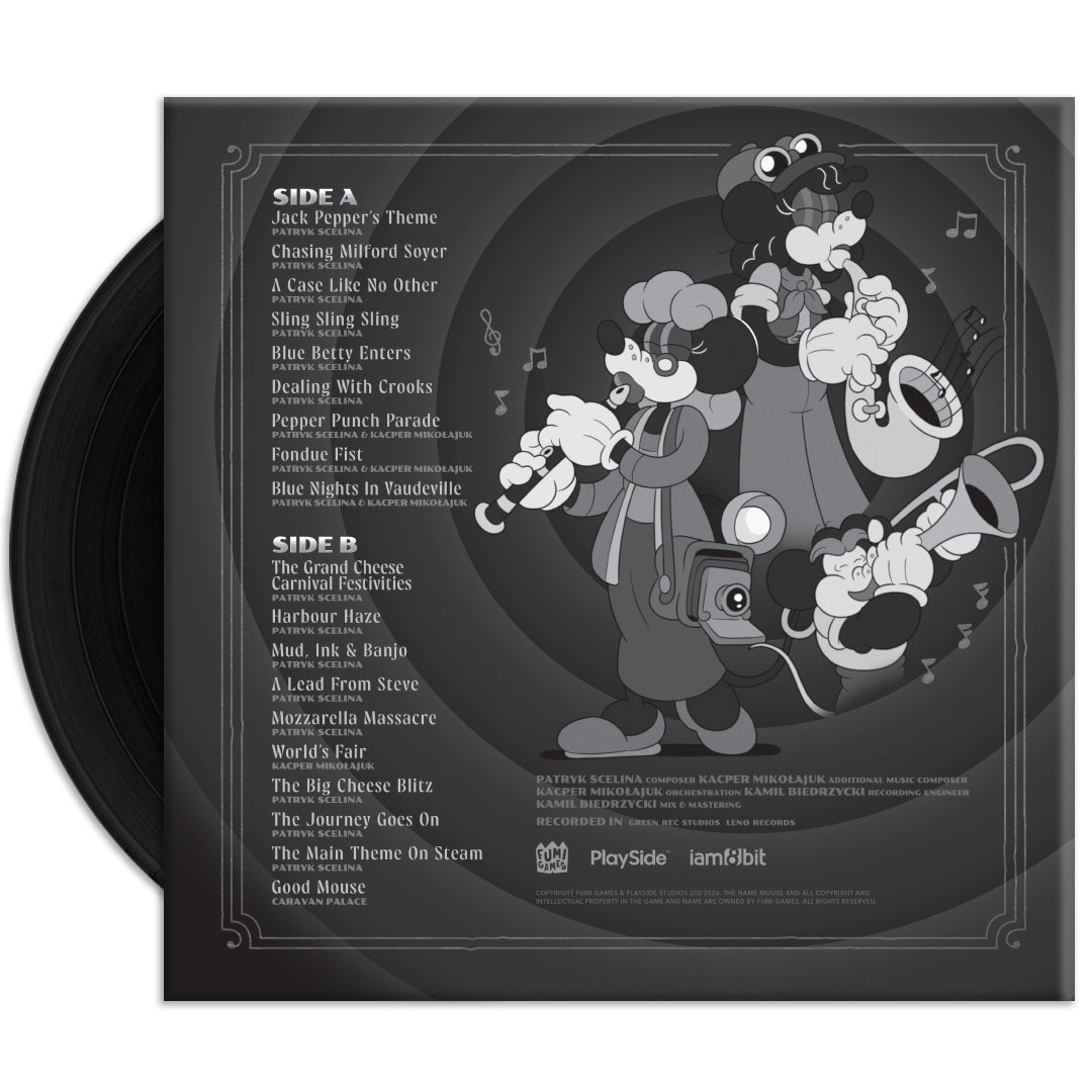 MOUSE: P.I. For Hire Original Game Soundtrack Vinyl Reissue (180 Gram Edition)