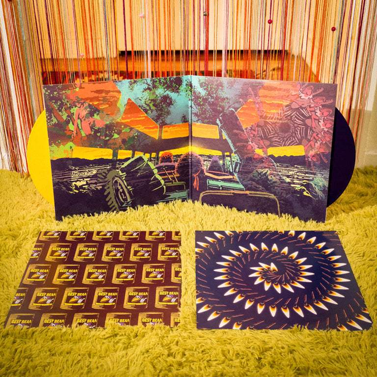 A Musical Story 2xLP Open Jacket Display with Discs and Sleeves