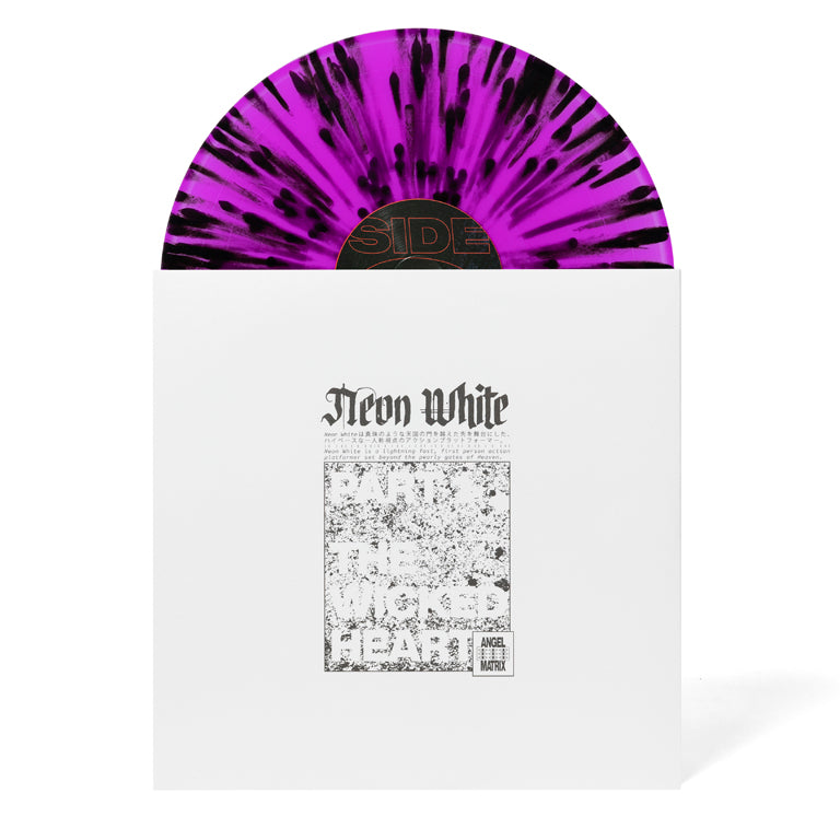 Neon White Soundtrack Part 1 “The Wicked Heart” 2xLP, Disc CD and Sleeve