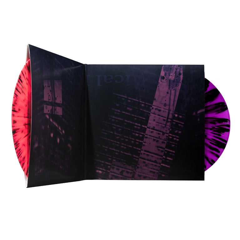 Neon White Soundtrack Part 1 “The Wicked Heart” 2xLP, Open Jacket and Disc Display