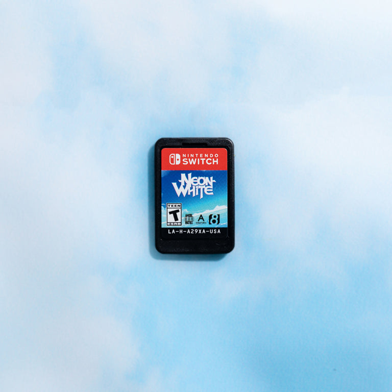 Neon White Nintendo Switch Cartridge