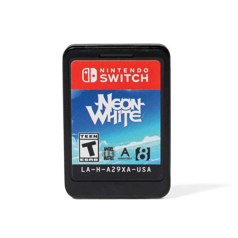 Neon White Nintendo Switch Cartridge