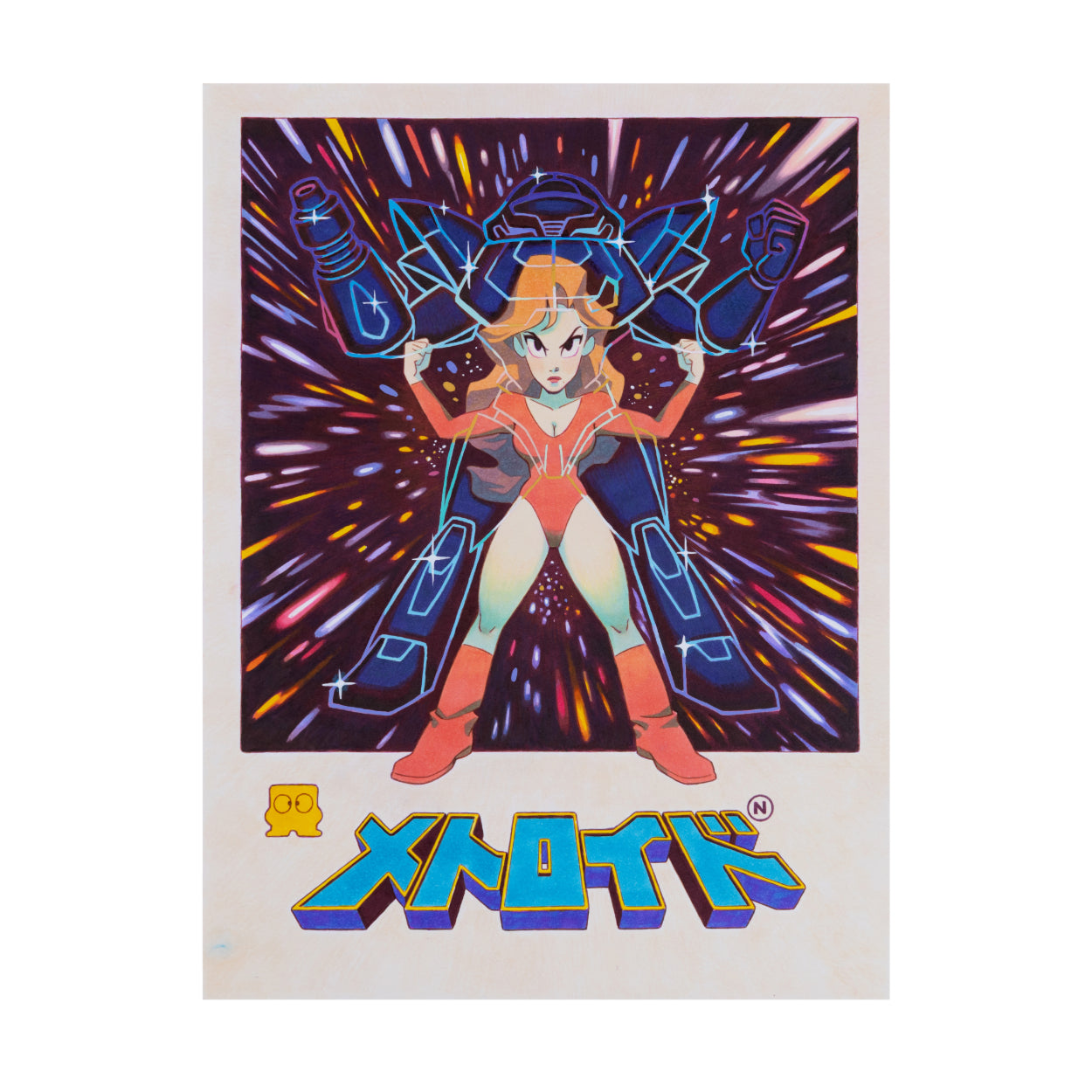 135 Intergalactic Space Warrior PRINT by Nuri Durr