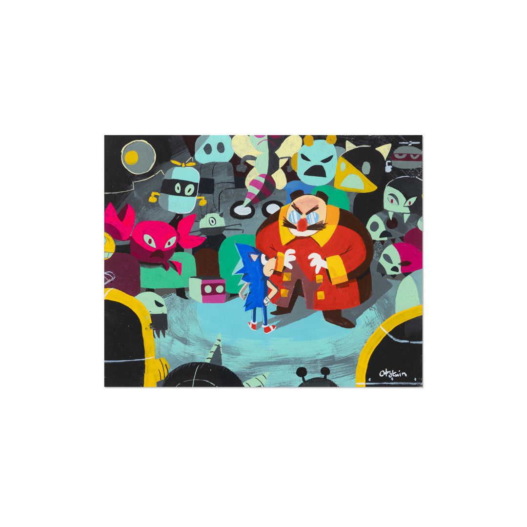 Oliver Akuin - Sonic Showdown (Timed Edition Print)