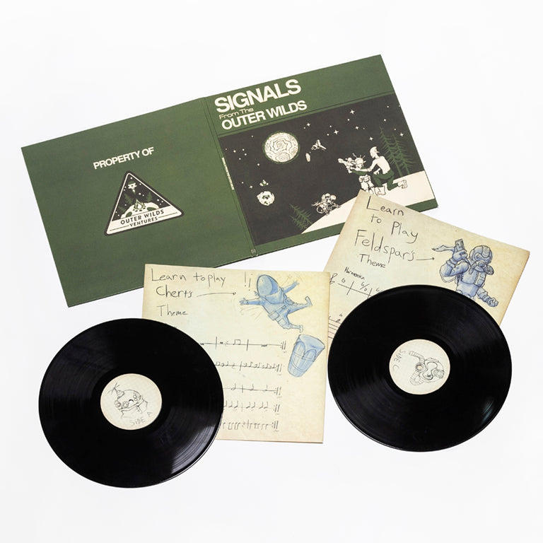 Outer Wilds 2xLP Vinyl Soundtrack with Discs and Sleeves