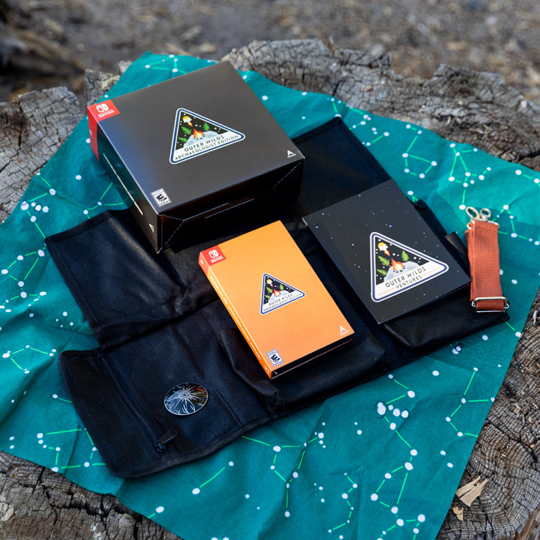 Outer Wilds: Collector's Edition (NSW Variant) with Pouch, Clasp, Bandana and Booklet