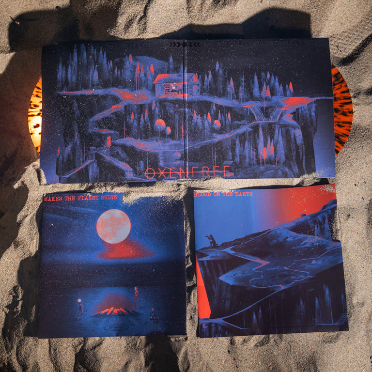 Oxenfree Reissue 2xLP Open Jacket with Discs and Sleeves (Splatter Variant)