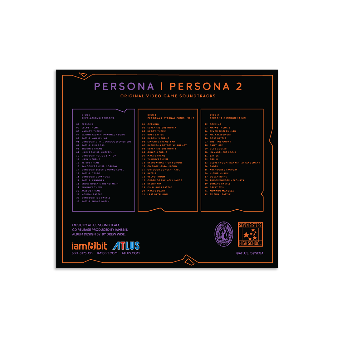 Persona 1 & 2 - 2 CD Soundtrack