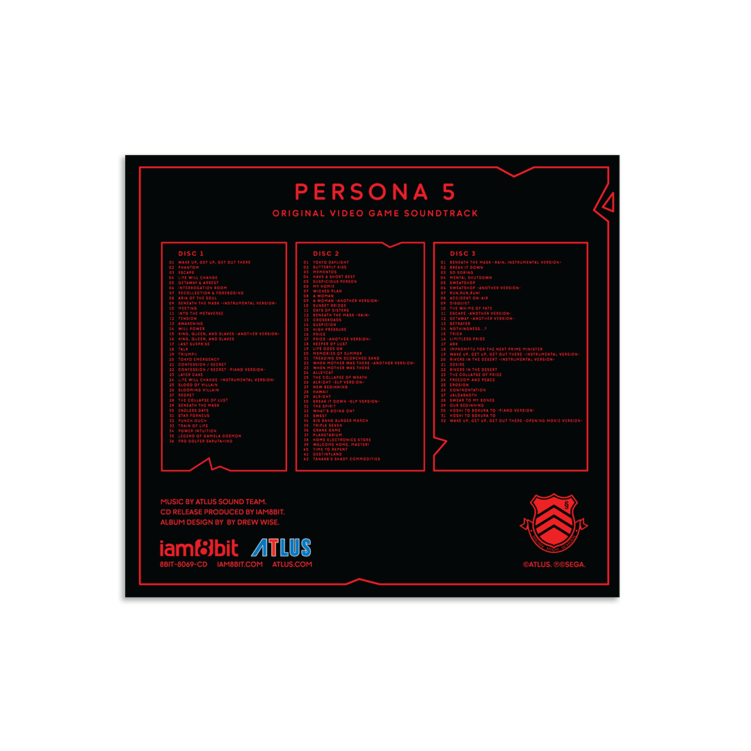 Persona 5 - 3 CD Soundtrack
