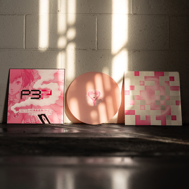 Persona 3 Portable Vinyl Soundtrack Disc, Sleeve and Jacket