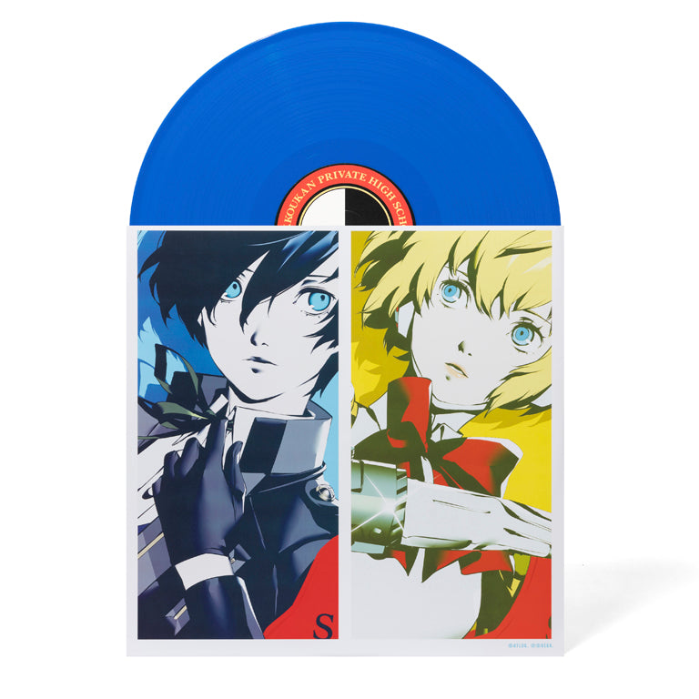 Persona 3 Reload Megamix Vinyl Soundtrack (Retail Blue Vinyl) - Sleeve and Disc