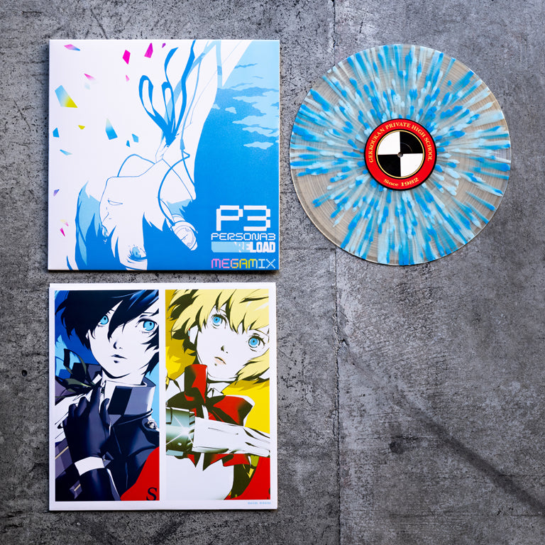 Persona 3 Reload Megamix Vinyl Soundtrack Disc and Sleeve