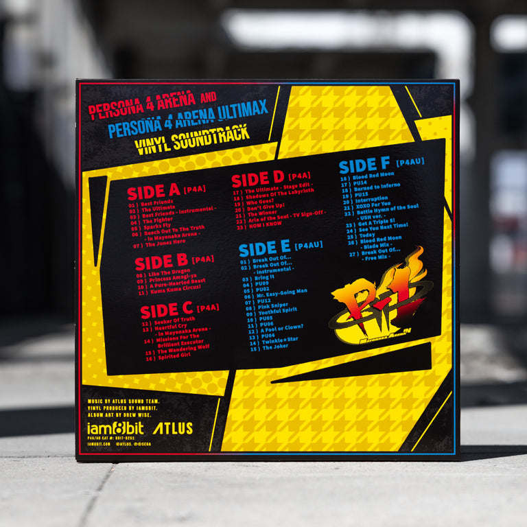 Persona 4 Arena & Persona 4 Arena Ultimax Vinyl Back Life Style