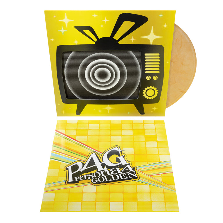 Persona 4 Golden Vinyl Soundtrack Disc and Sleeve