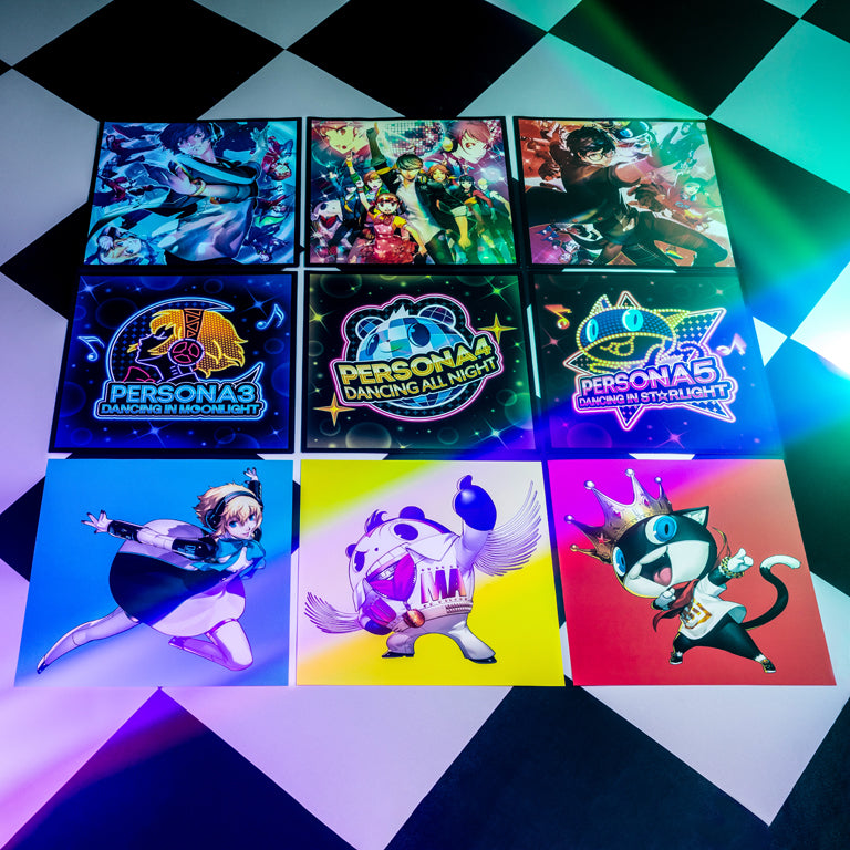 Persona Dancing Vinyl Soundtrack Bundle Sleeves and Track Listing Inserts