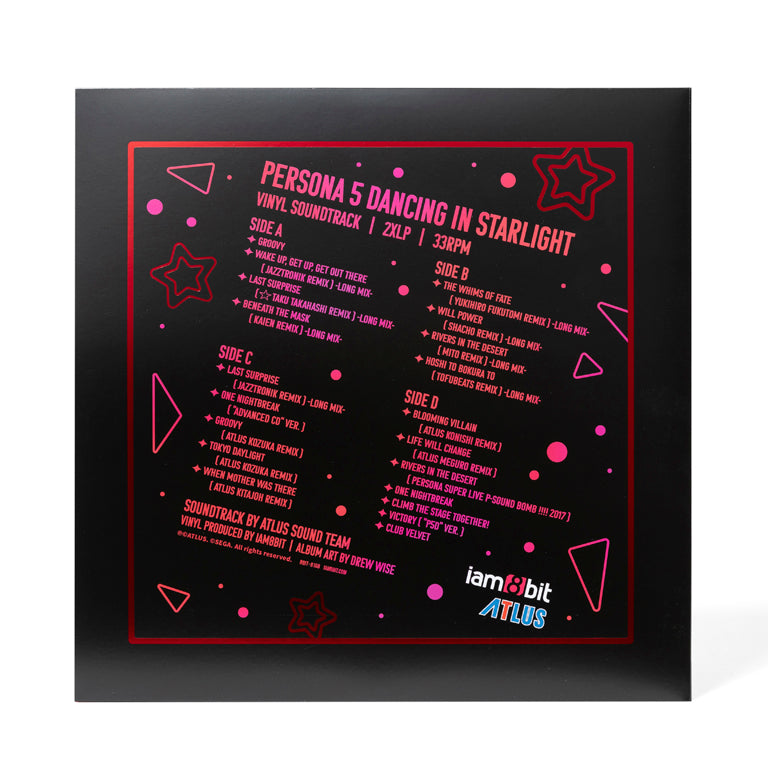 Persona 5: Dancing in Starlight 2xLP (Back)