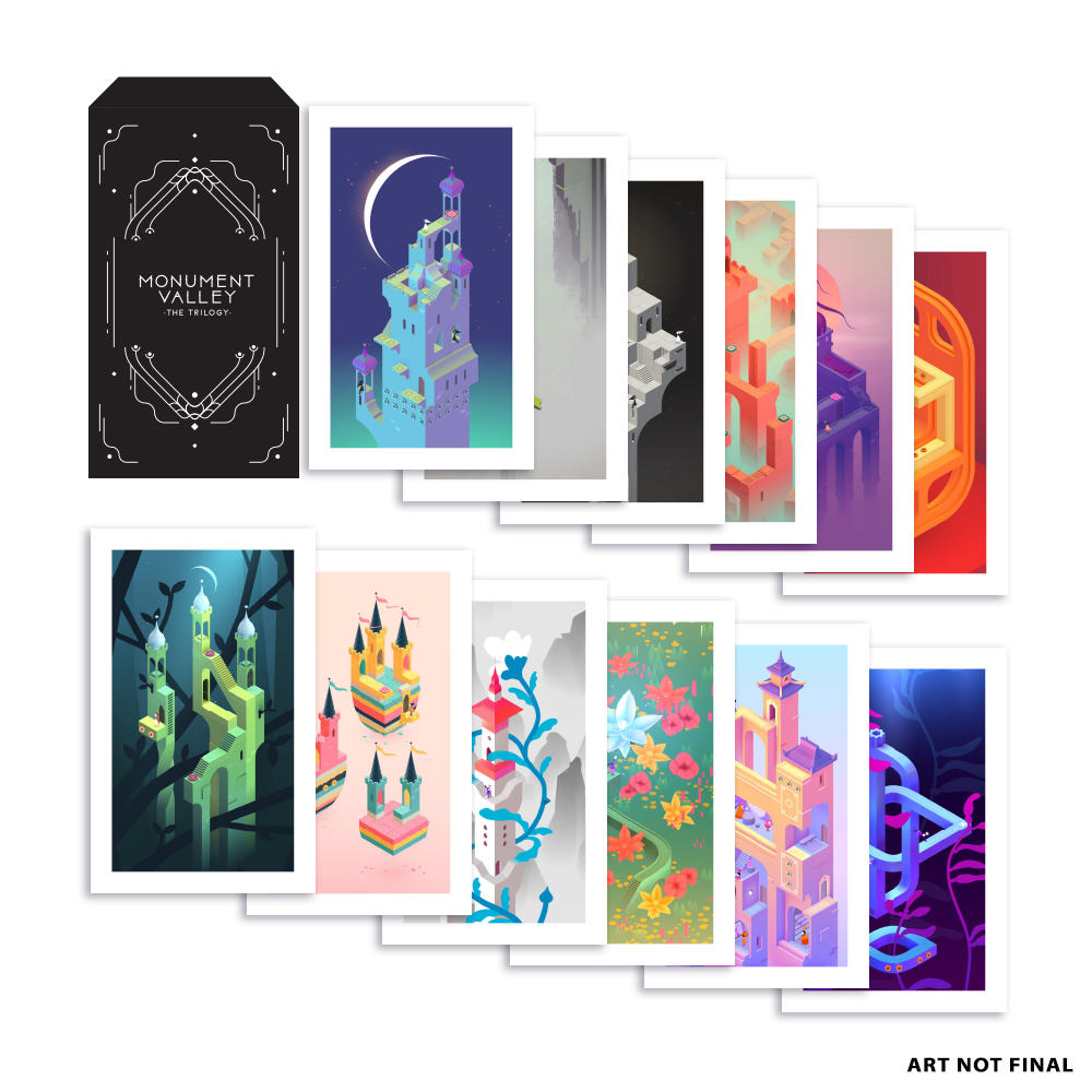 iam8bit | Monument Valley Deluxe Art Card Set