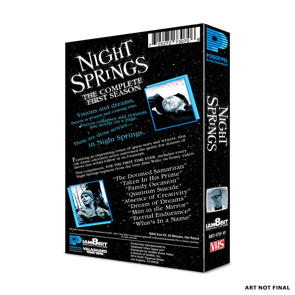 Night Springs VHS Back of Box
