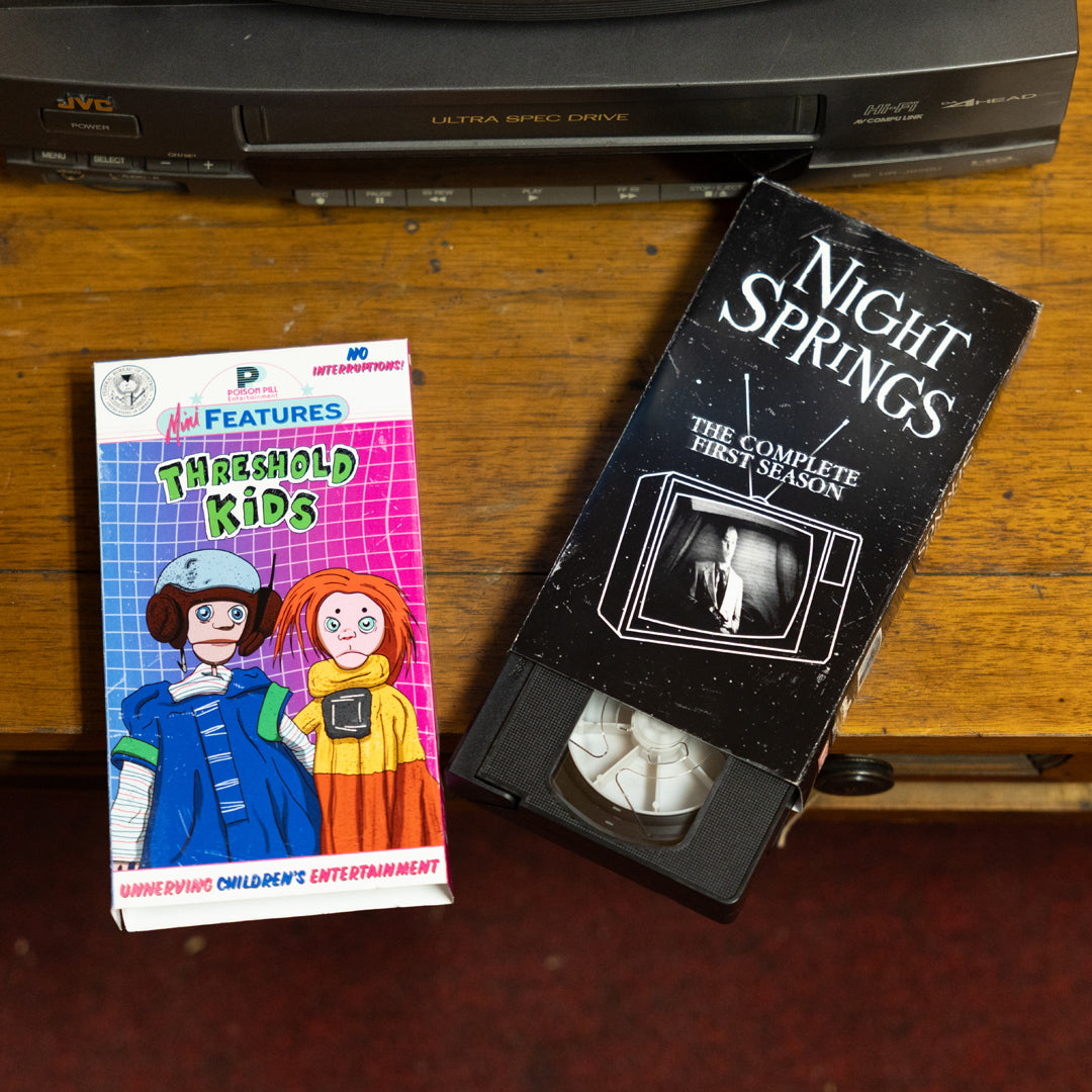 Threshold Kids VHS and Night Springs VHS