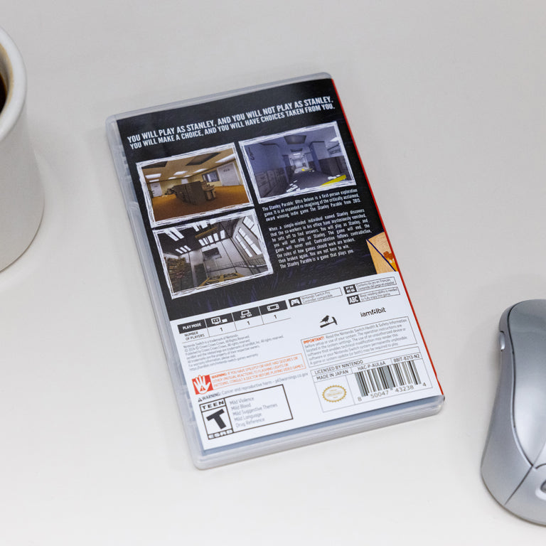 The Stanley Parable: Ultra Deluxe (iam8bit Collector's Edition) NSW (Back)