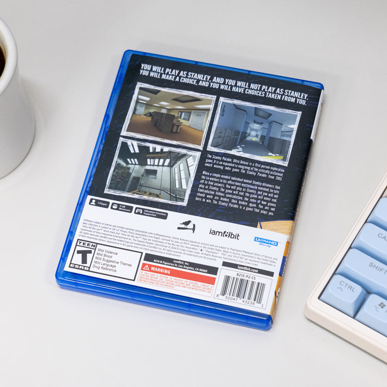 The Stanley Parable: Ultra Deluxe (iam8bit Collector's Edition) PS5 (Back)