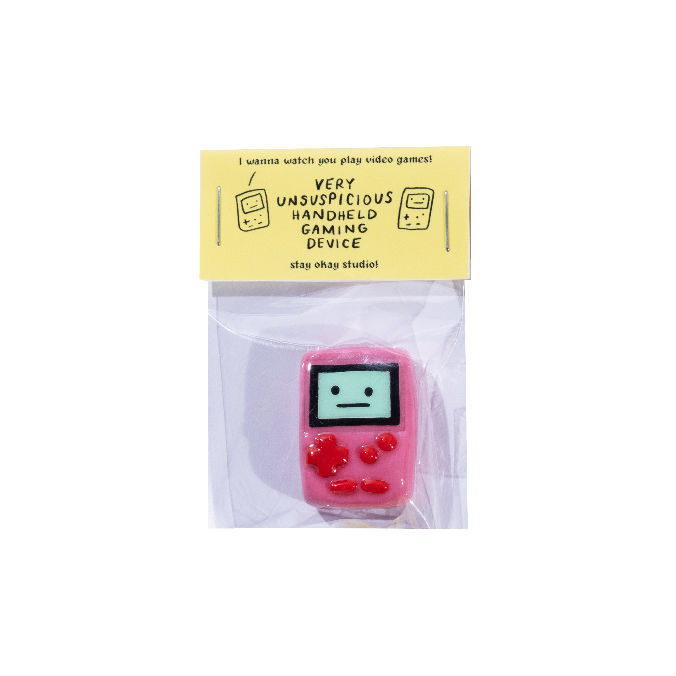 very unsuspicious handheld gaming devices - PINK by Stay Okay Studio (Annabeth Burgess)