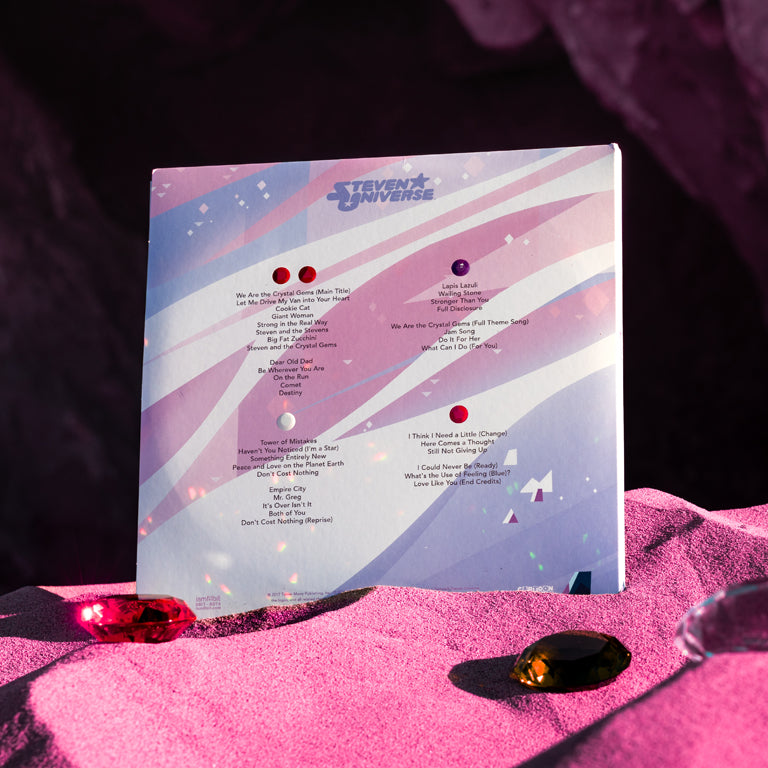 Steven Universe 4 x 10” Vinyl Set Back of Jacket