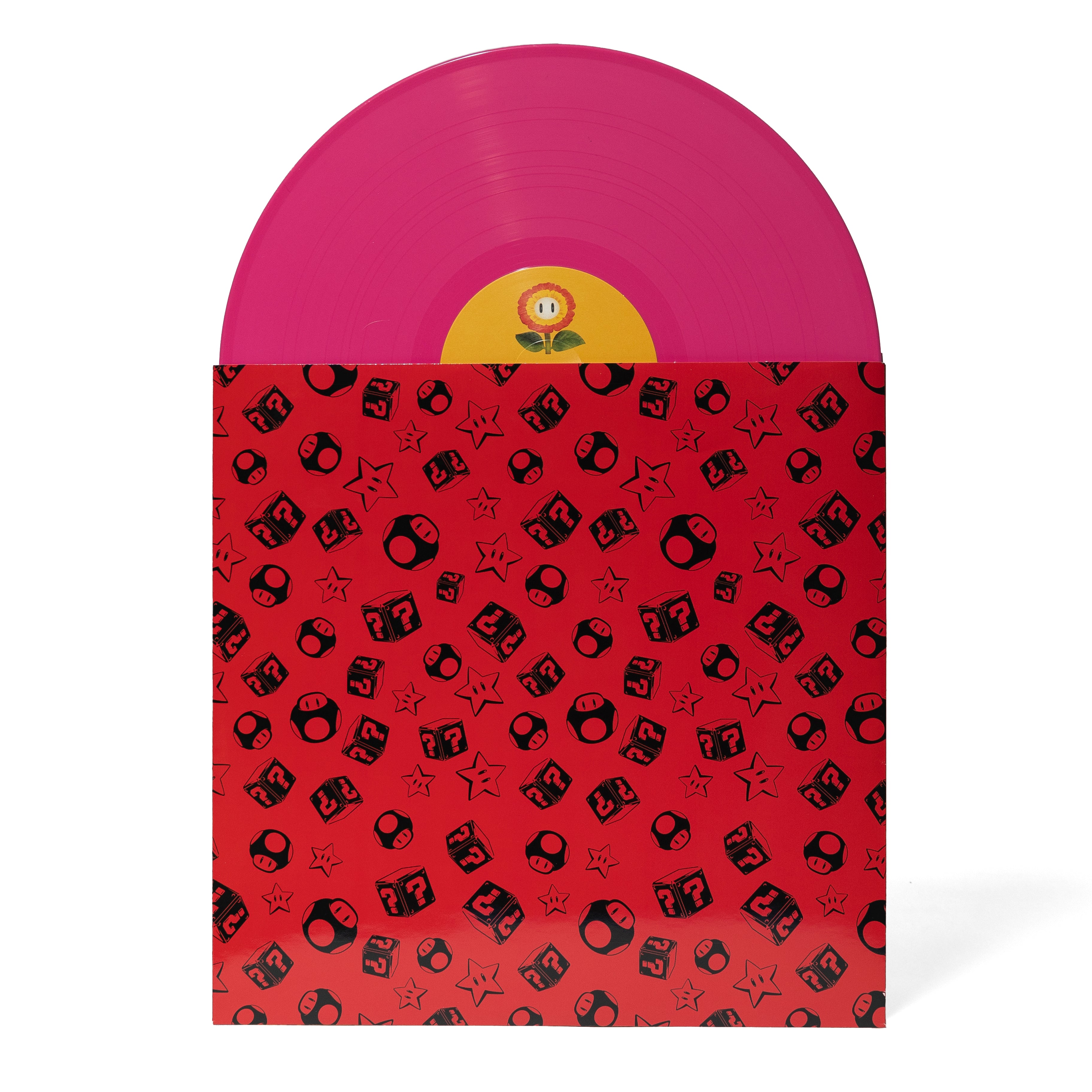 The Super Mario Bros. Movie 2xLP - Pink and Yellow (iam8bit Exclusive) - Disc And Sleeve C/D