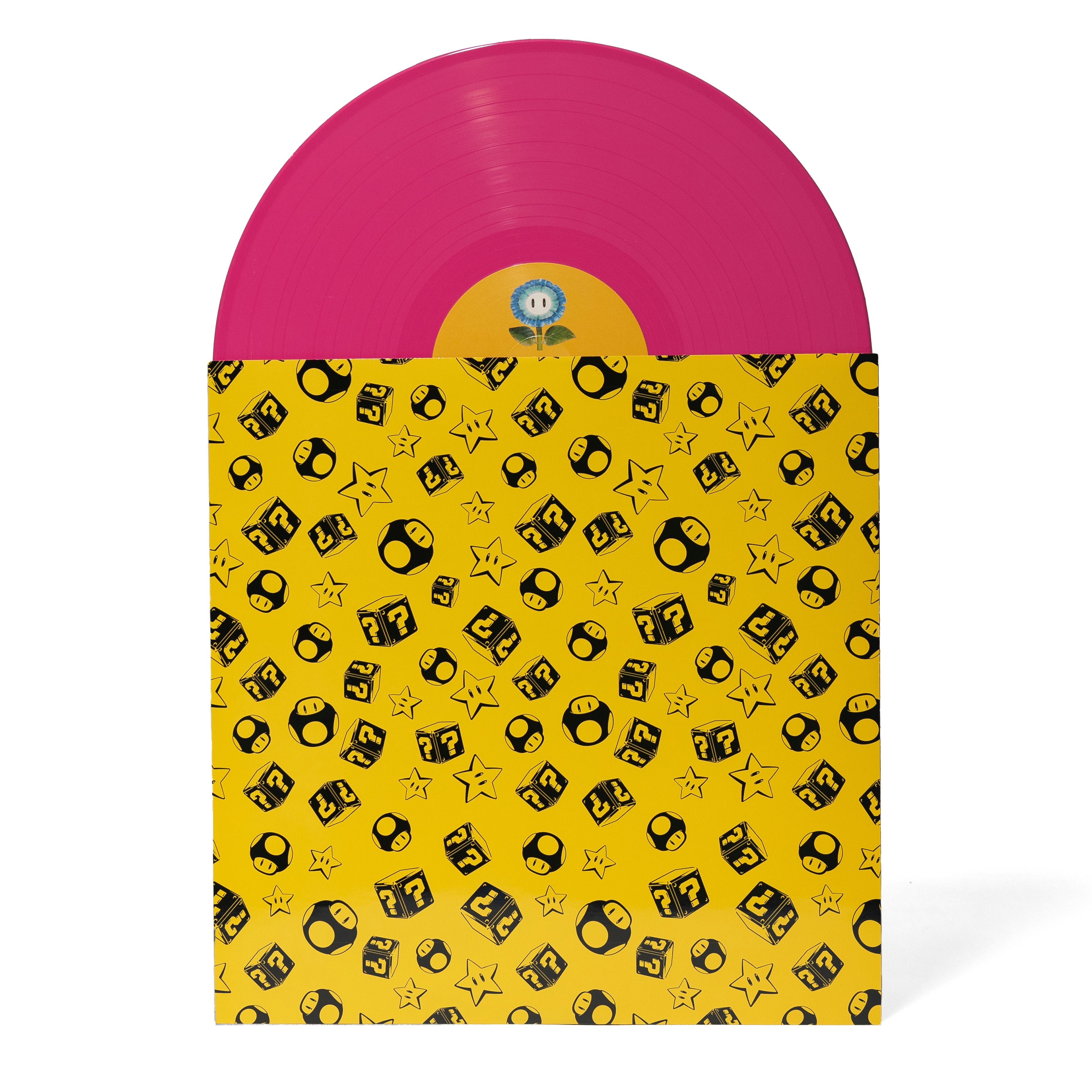 The Super Mario Bros. Movie 2xLP - Pink and Yellow (iam8bit Exclusive) - Disc And Sleeve C/D (Back)