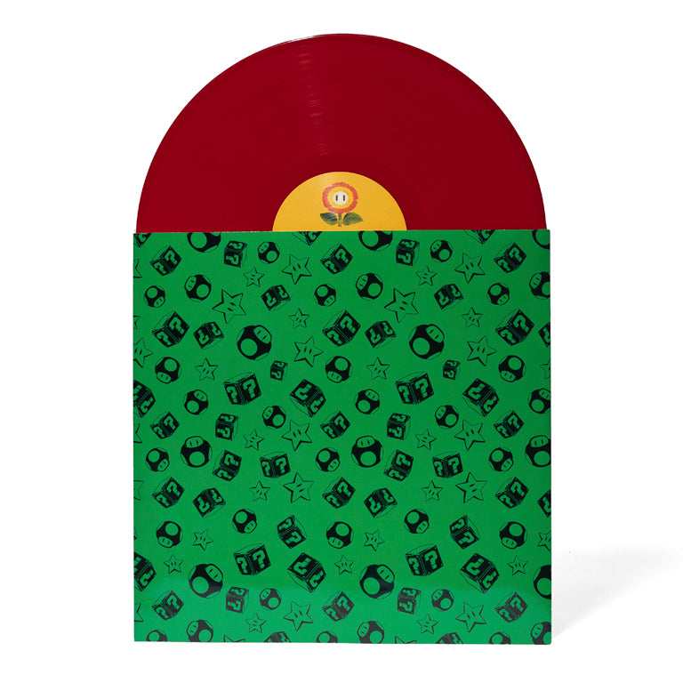 The Super Mario Bros. Movie 2xLP - Red and Green - Disc and Sleeve C/D