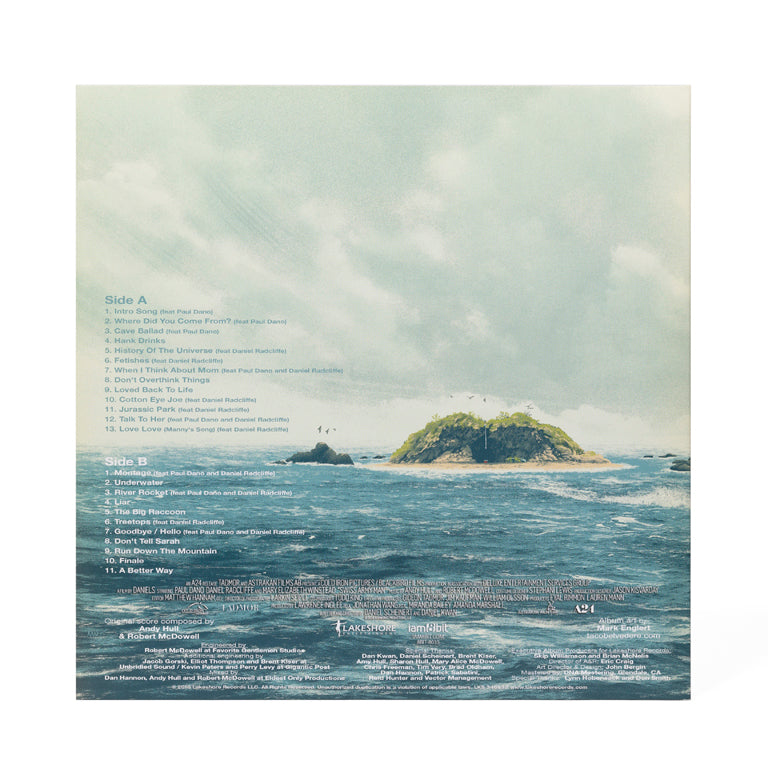 Swiss Army Man Collector's Edition Vinyl Back of Jacket