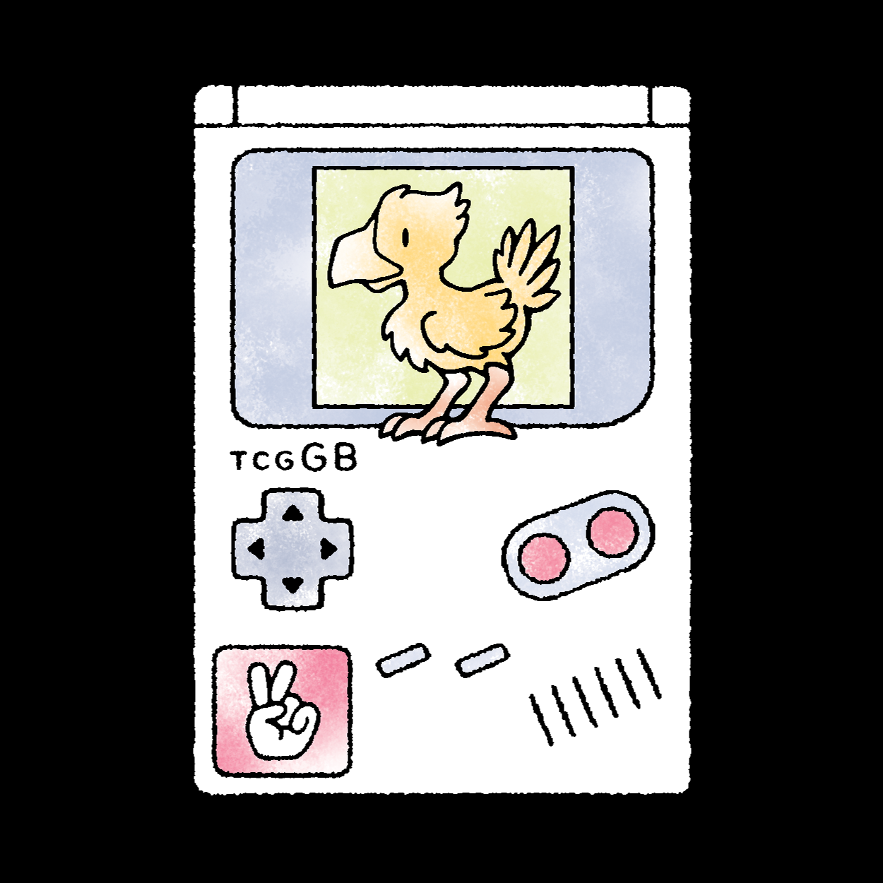 65 TCG-GB 15 - Chocobo (Final Fantasy Adventure) by Drew Wise
