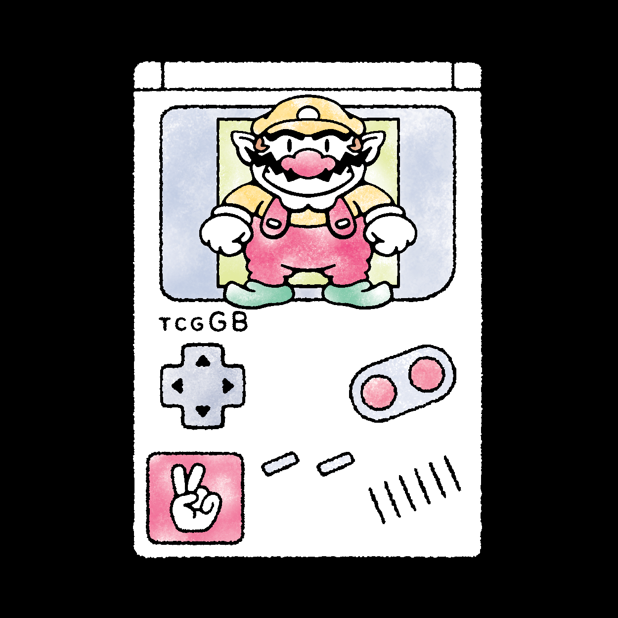 54 TCG-GB 3 - Wario (Wario Land: Super Mario Land 3) by Drew Wise