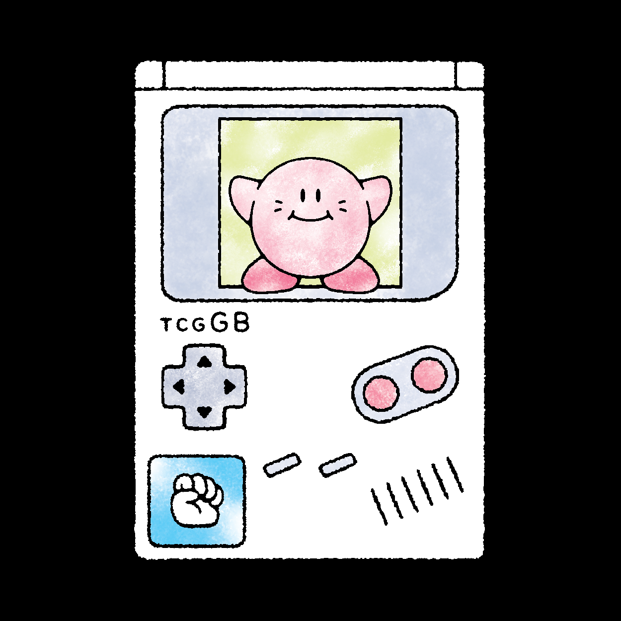 55 TCG-GB 4 - Kirby (Kirby's Dream Land) by Drew Wise
