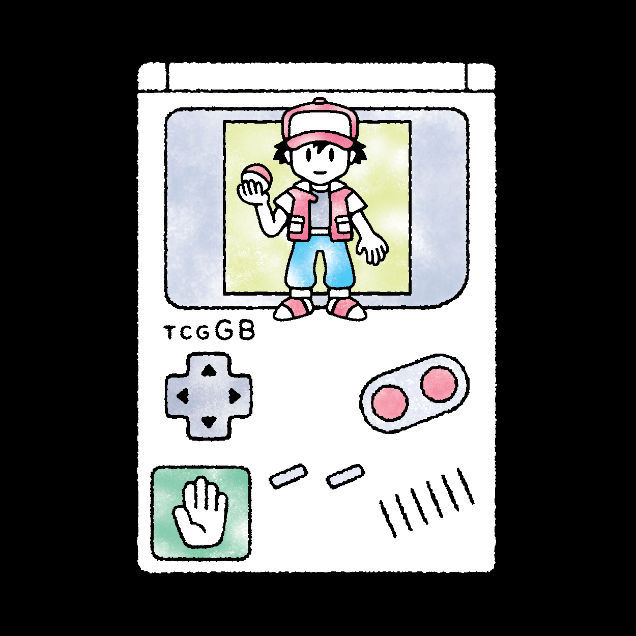 56 TCG-GB 5 - Red (Pokemon Red) by Drew Wise