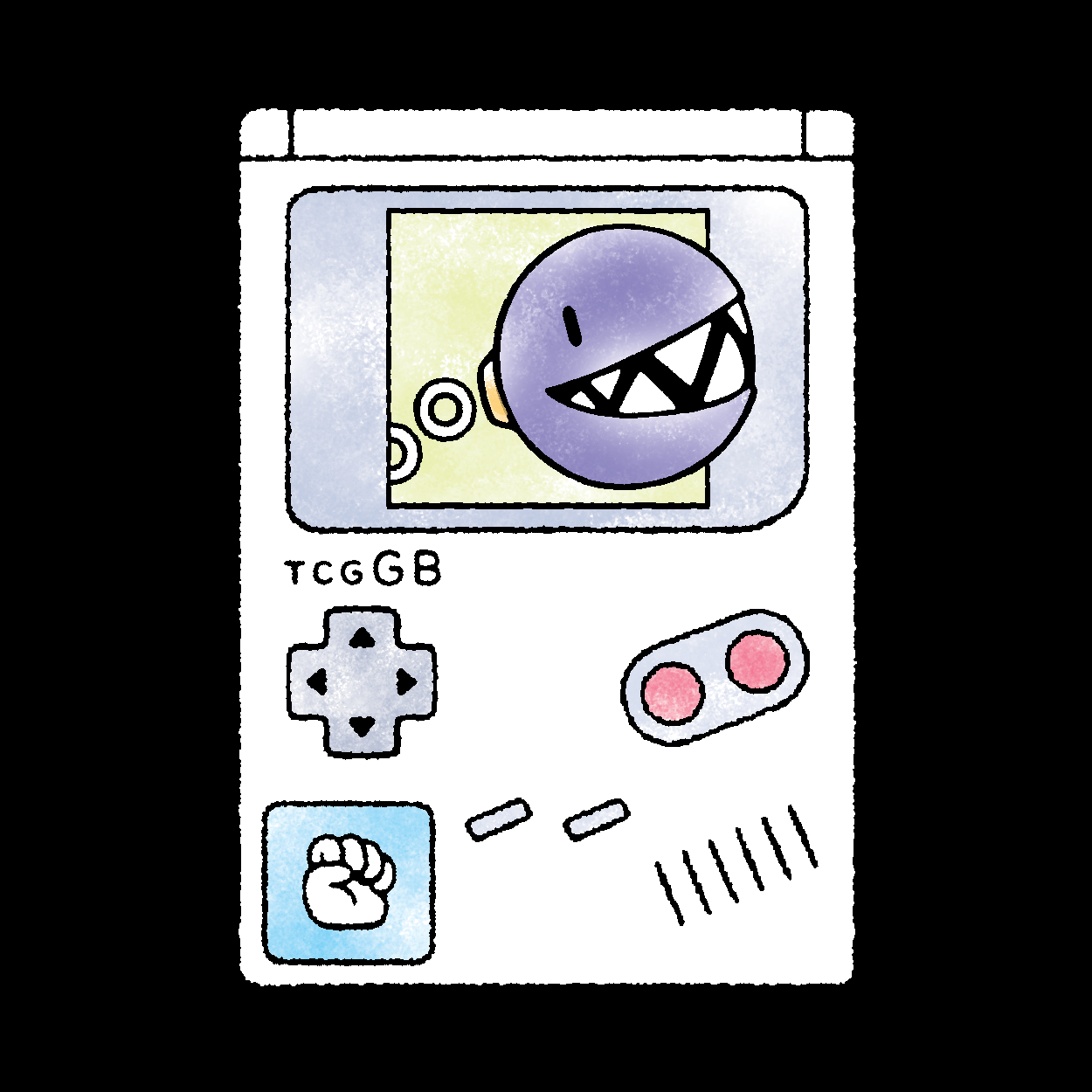 51 TCG-GB 9 - BowWow / Chain Chomp (Zelda: Link's Awakening) by Drew Wise