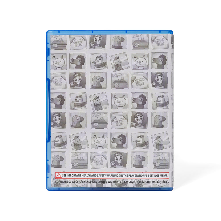 TOEM (PlayStation 5 Physical Edition) reversible cover sheet (Back)