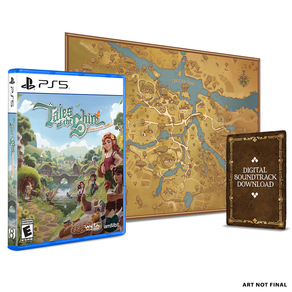 Tales of the Shire: A The Lord of The Rings™ Game (PlayStation 5 Exclusive Edition) with digital soundtrack download card and fold out map
