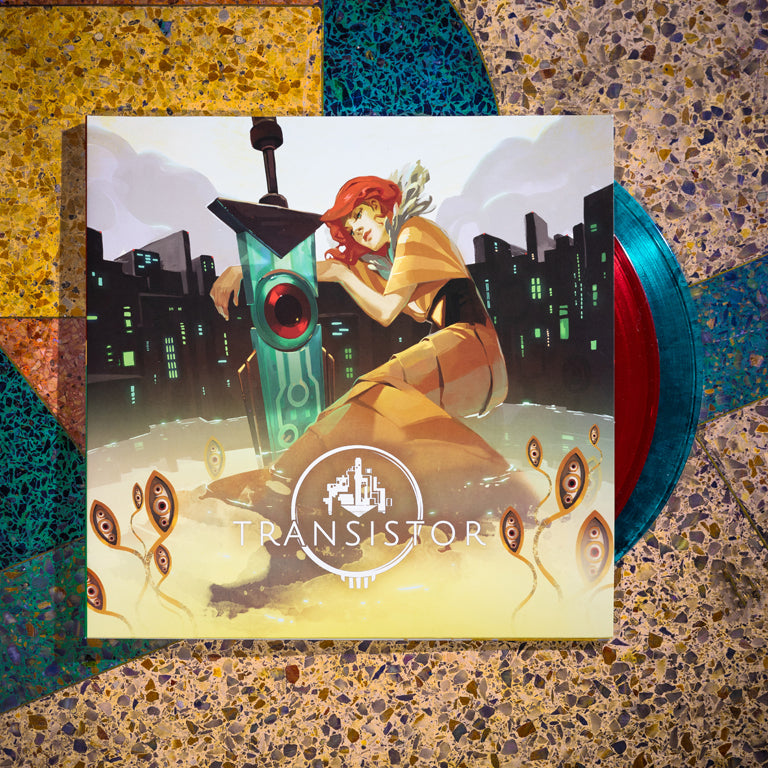 Transistor: Original Soundtrack 2xLP - iam8bit Exclusive Edition - 2xLP on Red & Teal Vinyl
