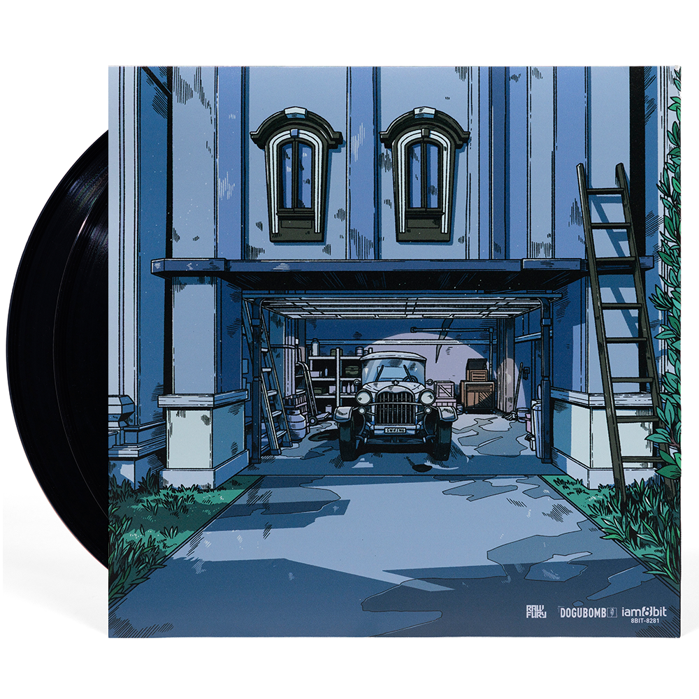 Blue Prince Vinyl with Disc out Reverse Side
