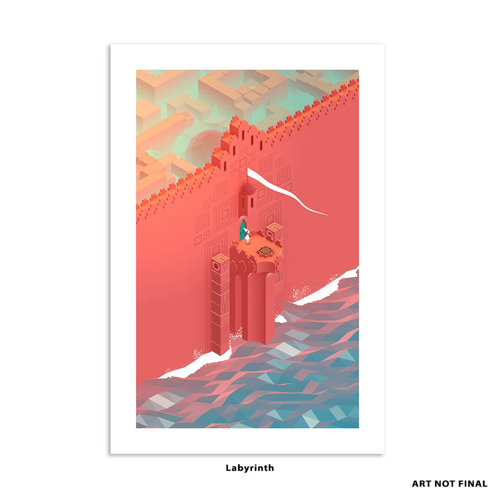 Monument Valley Premium Art Cards Labyrinth