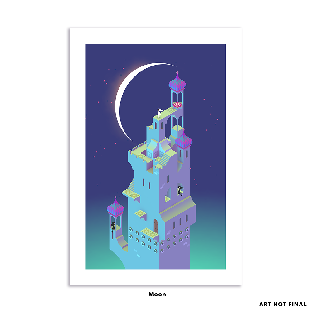 Monument Valley Premium Art Cards Moon