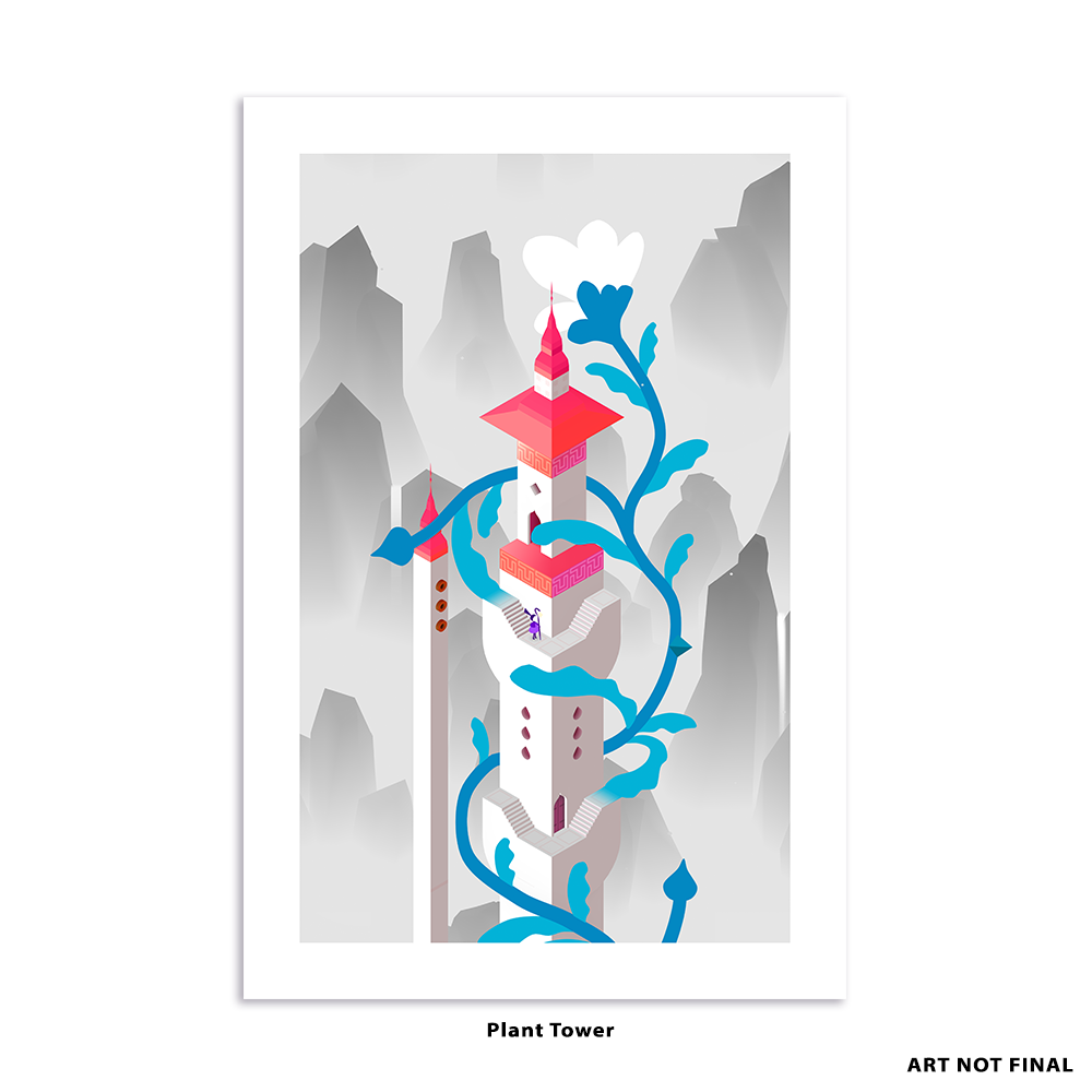 Monument Valley Premium Art Cards Plant Tower