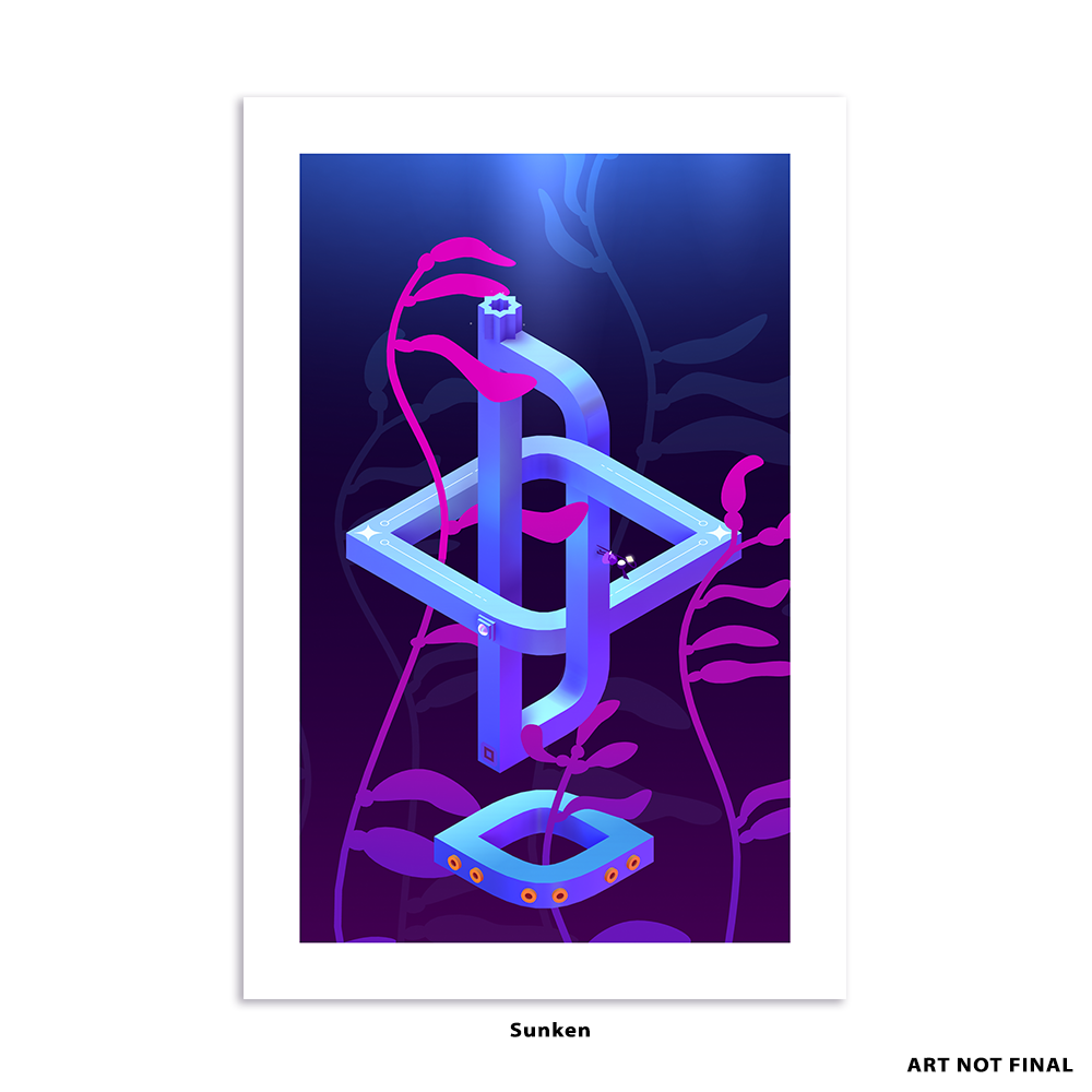 Monument Valley Premium Art Cards Sunken