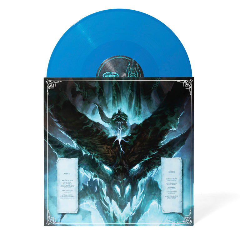 World of Warcraft: Wrath of the Lich King 2xLP Disc and Sleeve A/B