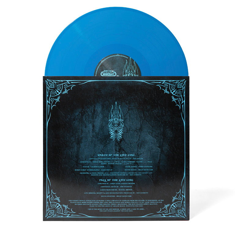 World of Warcraft: Wrath of the Lich King 2xLP Disc and Sleeve A/B (Back)