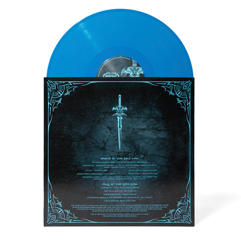 World of Warcraft: Wrath of the Lich King 2xLP Disc and Sleeve C/D (Back)
