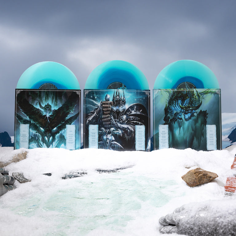 World of Warcraft: Wrath of the Lich King Deluxe Box Set (3xLP) - iam8bit Exclusive Edition Discs