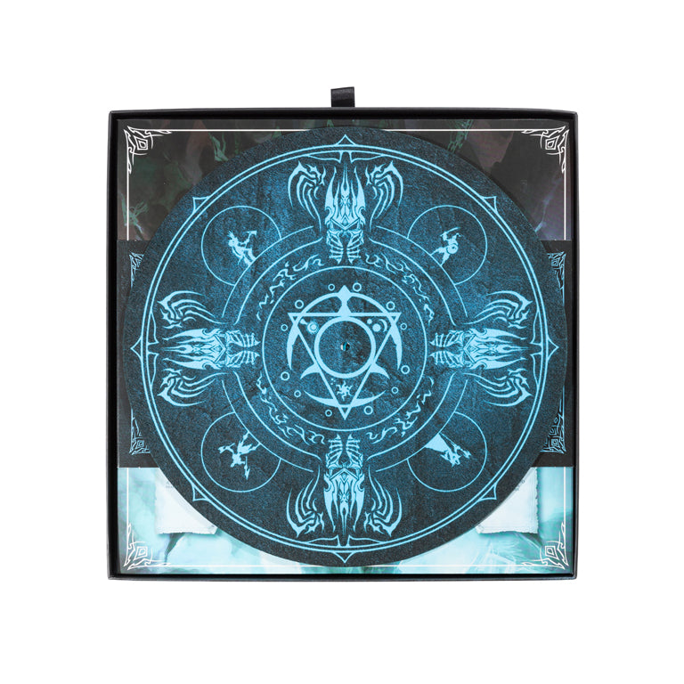 World of Warcraft: Wrath of the Lich King Deluxe Box Set (3xLP) - iam8bit Exclusive Edition Slipmat in Box Drawer Insert